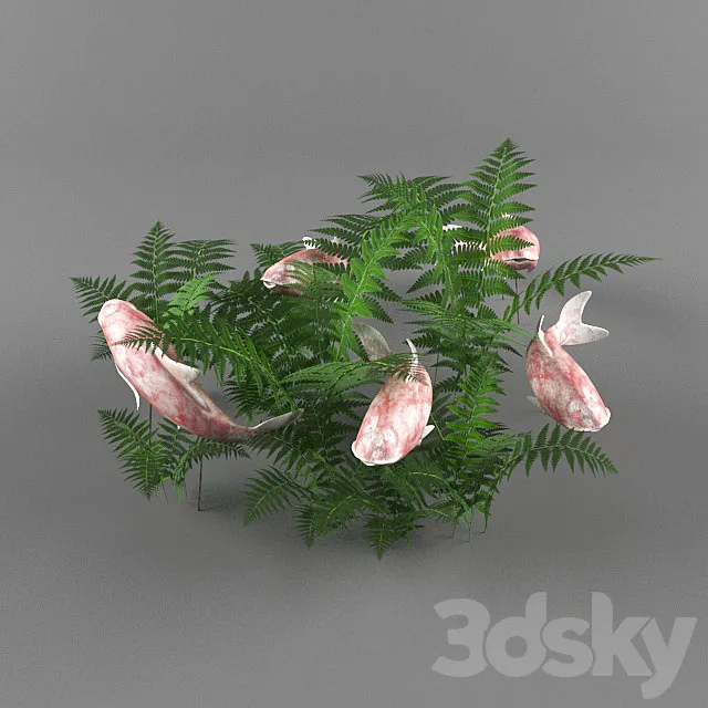 Fish koi 3D Model