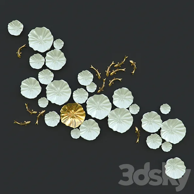 Fish Wall Decors 3D Model Fish Wall Decors 3D Model