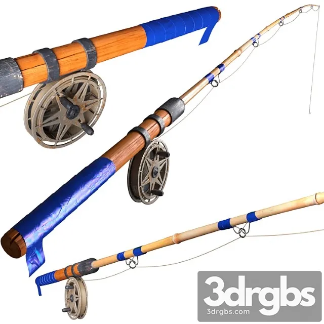 Fishing rod 3 3D Model Download