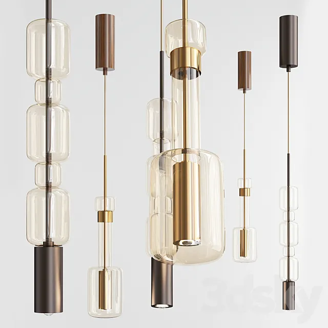 Fisionarte UNO Pendant lamp 3D Model Fisionarte UNO Pendant lamp 3D Model