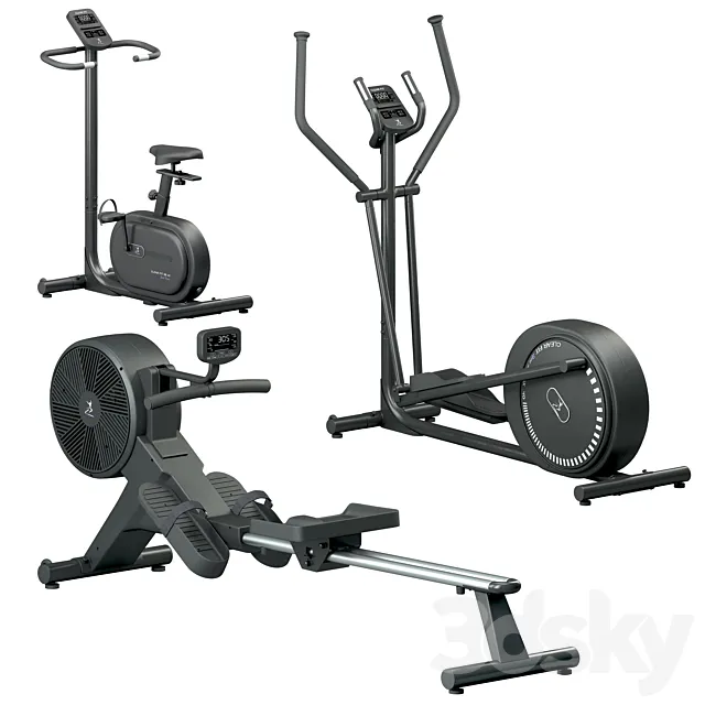 Fitness Equipment Clear Fit 3D Model