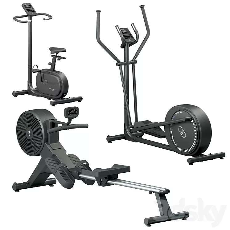 Fitness Equipment Clear Fit 3D Model Free Download