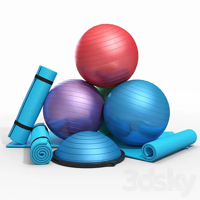 Fitness kit 3D Model