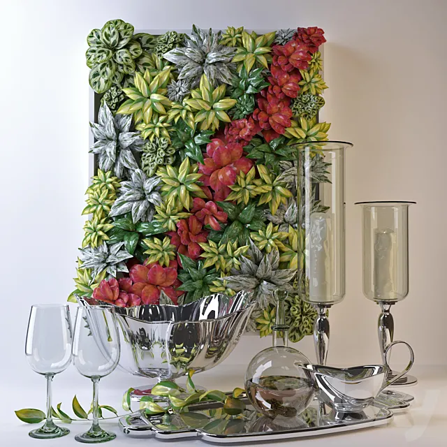 Fito decor set 3D Model Fito decor set 3D Model