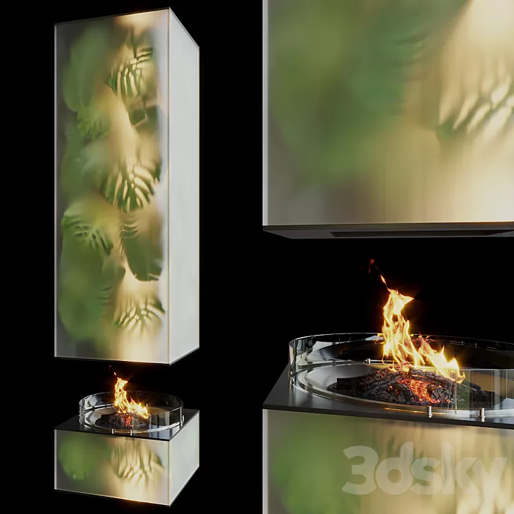 Fito fireplace Greenbox – Vargov Design 3D Model