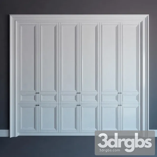Fitted Wardrobe 11 3D Model Download