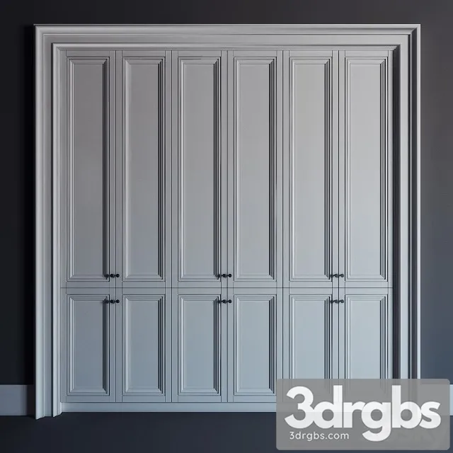 Fitted Wardrobe 2 3D Model Download