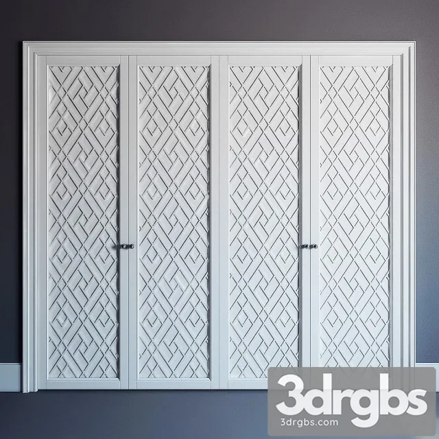 Fitted Wardrobe 3D Model Download