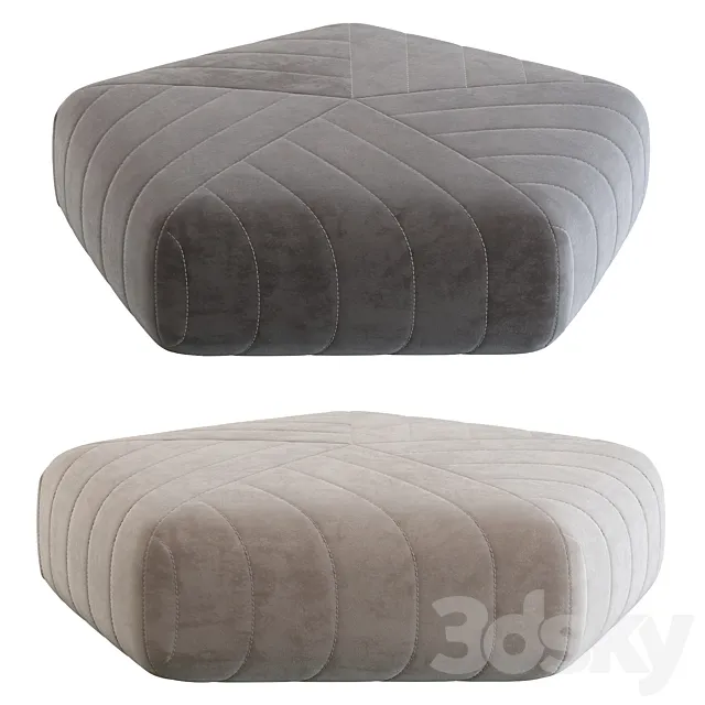 Five ottoman 3DModel