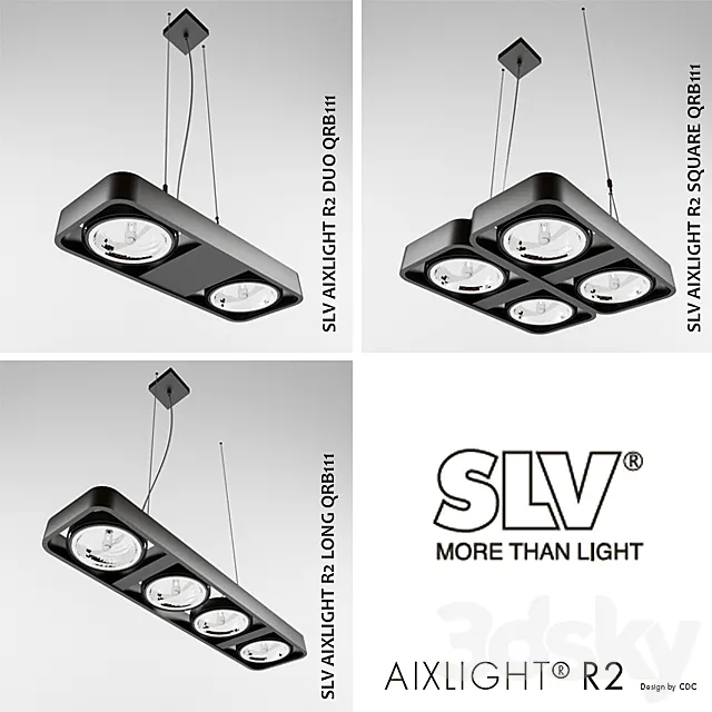 Fixtures Gyroscopic SLV AIXLIGHT R2 3D Model Fixtures Gyroscopic SLV AIXLIGHT R2 3D Model