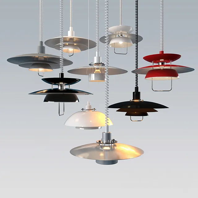 Fixtures MARKSLÖJD Sweden 4 models. 3D Model Fixtures MARKSLÖJD Sweden 4 models. 3D Model