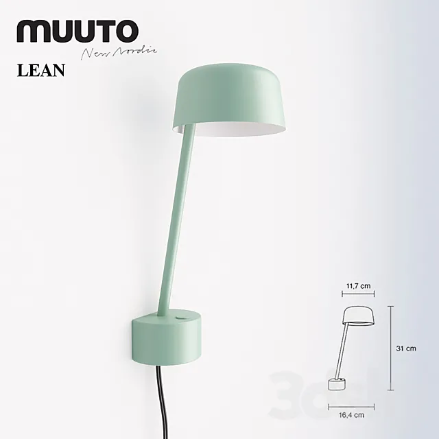Fixtures Muuto LEAN 3D Model