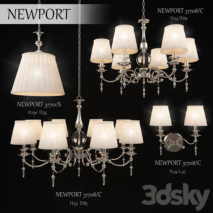 Fixtures NEWPORT 3D Model Fixtures NEWPORT 3D Model