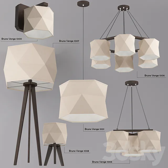 Fixtures TK Lighting Bruno Venge 3DModel Fixtures TK Lighting Bruno Venge 3DModel