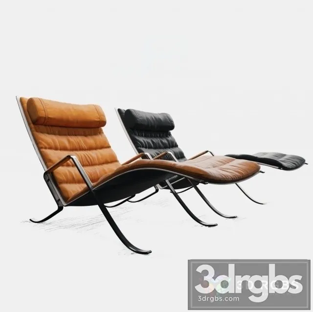 FK 87 Grasshopper Chair 3D Model Download