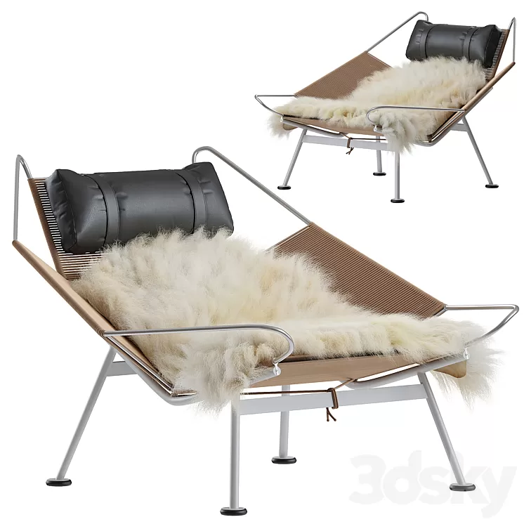 PP225 Flag Halyard Chair 3D Model Free Download