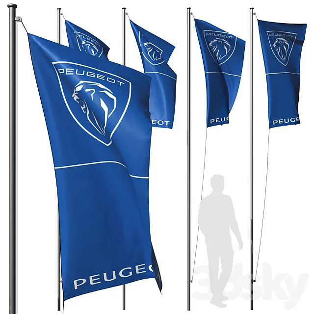 Flagset4 3D Model
