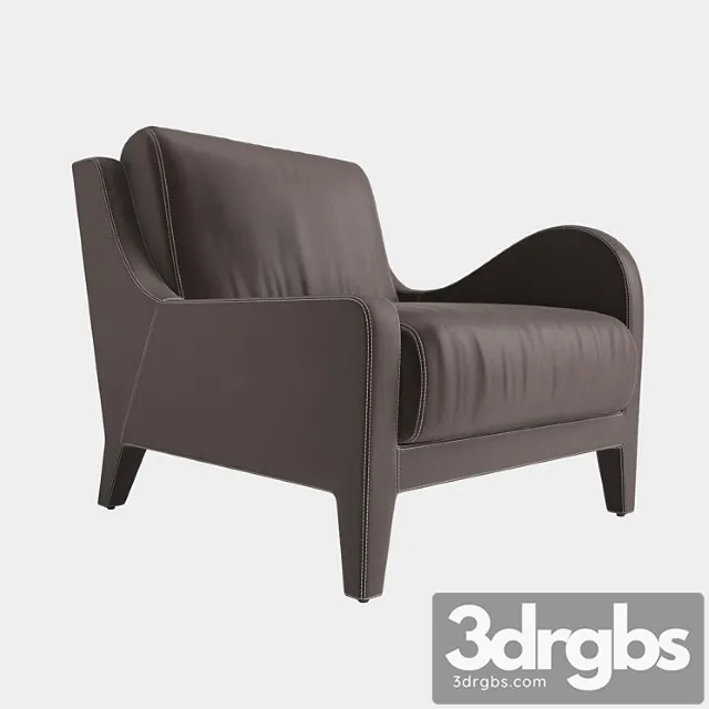 Flai Armchair Nouvelle Vague Art 11518 Dx 3D Model Download