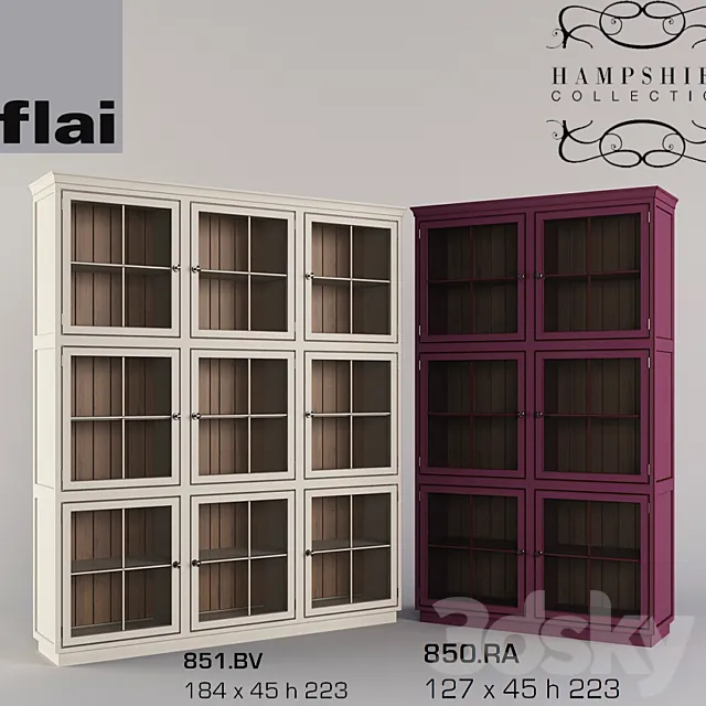 Flai bookcases 3DModel
