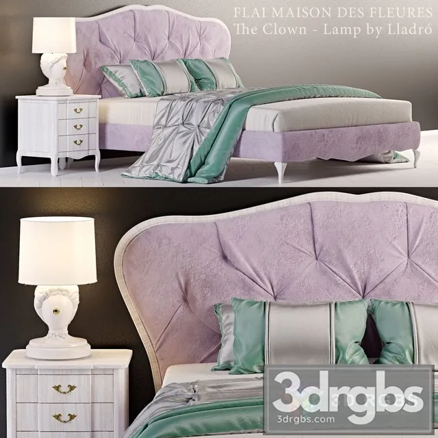 Flai Maison Bed 02 3D Model Download Flai Maison Bed 02 3D Model Download