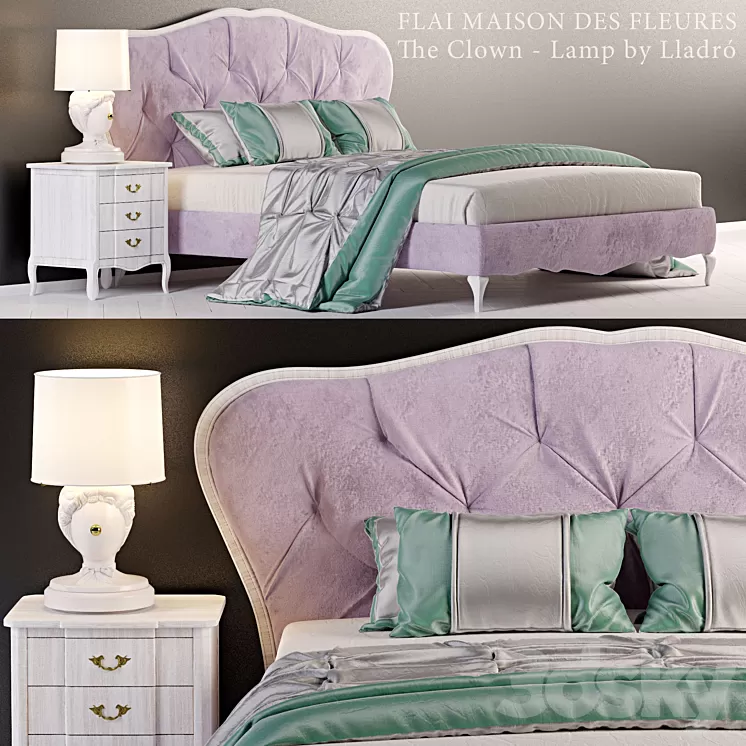 FLAI MAISON DES FLEURES. The Clown – Lamp 3D Model