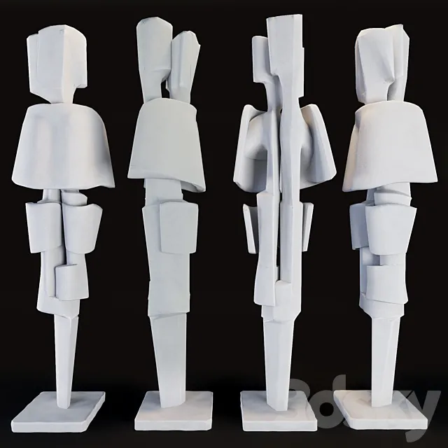 Flair 1970 Roger Desserprit Sculpture 3DModel Flair 1970 Roger Desserprit Sculpture 3DModel