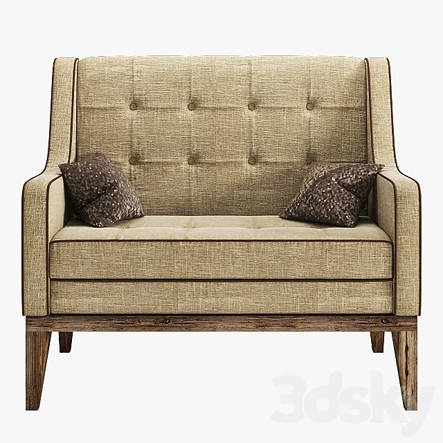 Flamant bench cielo 3D Model