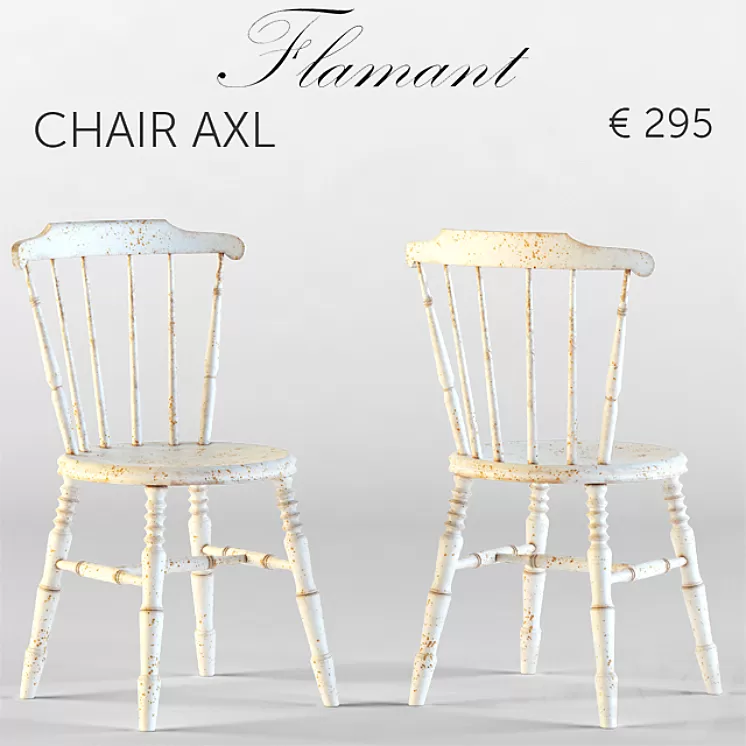 Flamant \/ CHAIR AXL 3D Model