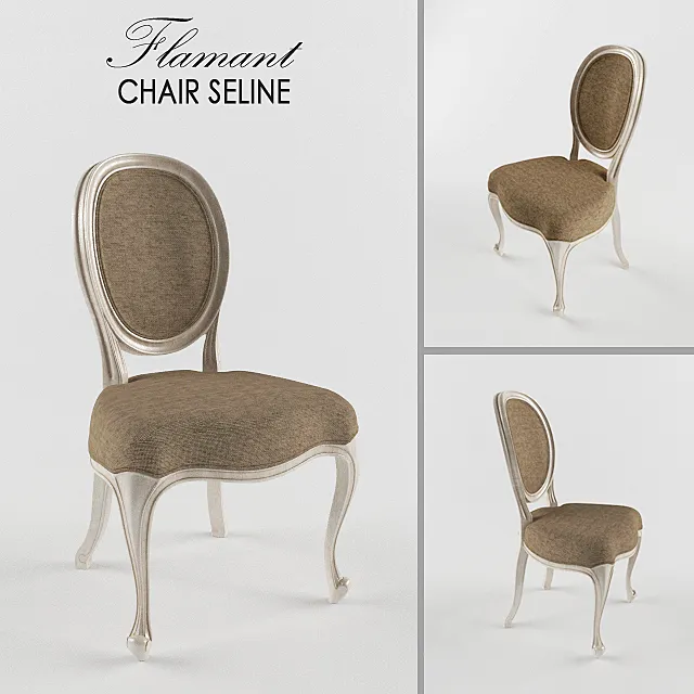 Flamant – CHAIR SELINE 3D Model Flamant – CHAIR SELINE 3D Model
