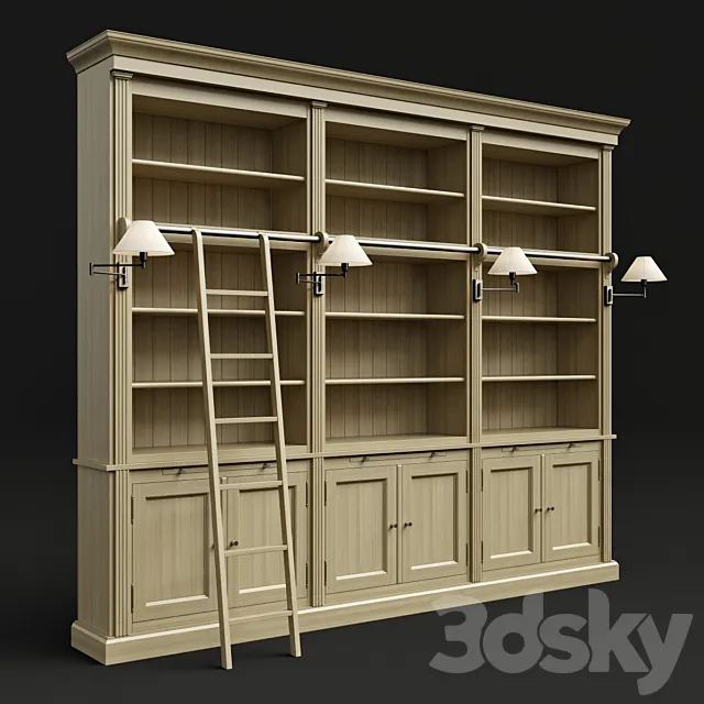 Flamant library balmore 001338EVM2 3D Model