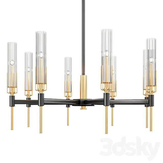 Flambeau chandelier 3DModel Flambeau chandelier 3DModel