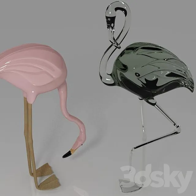 Flamingo 3D Model Flamingo 3D Model