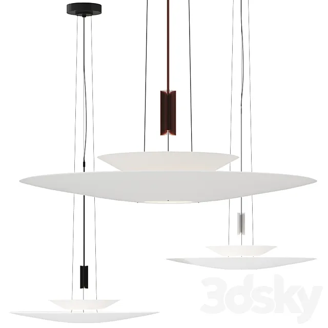 Flamingo by Vibia Pendant Lamp 3DModel