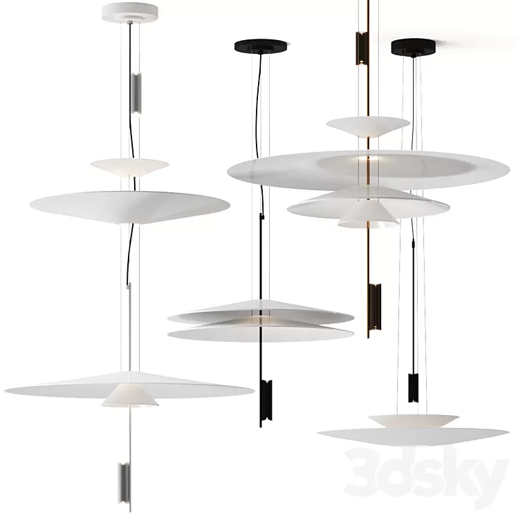 Flamingo Collection by Vibia 3D Model Flamingo Collection by Vibia 3D Model