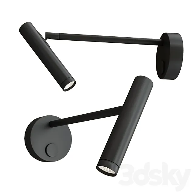 Flask k wall light 3D Model Flask k wall light 3D Model