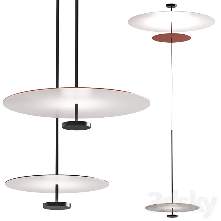 FLAT set by Vibia 3D Model Free Download