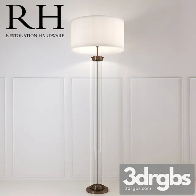Flatiron floor lamp by restoration hardware 3D Model Download