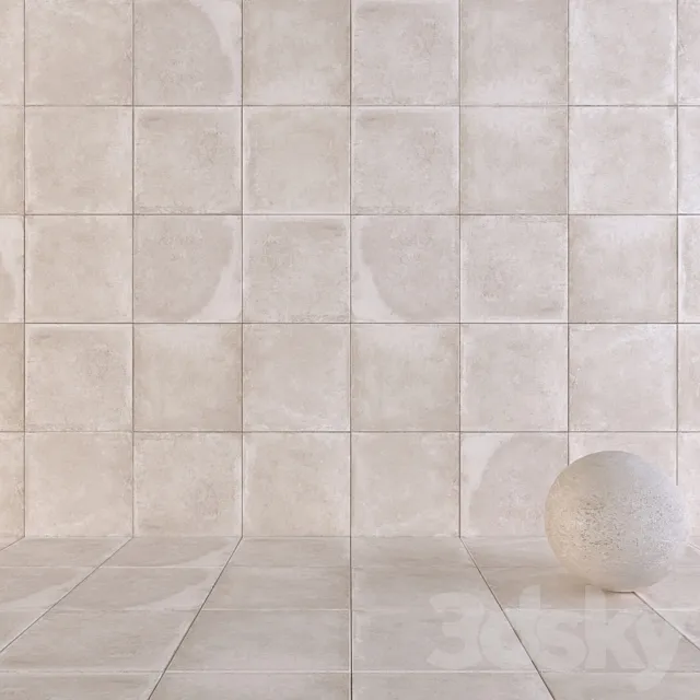 Flaviker Backstage Bisque 60×60 3D Model