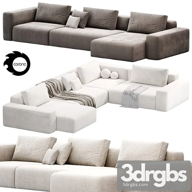 Flavio Adriana Sofa By Linia Contempo Divany 3D Model Download Flavio Adriana Sofa By Linia Contempo Divany 3D Model Download