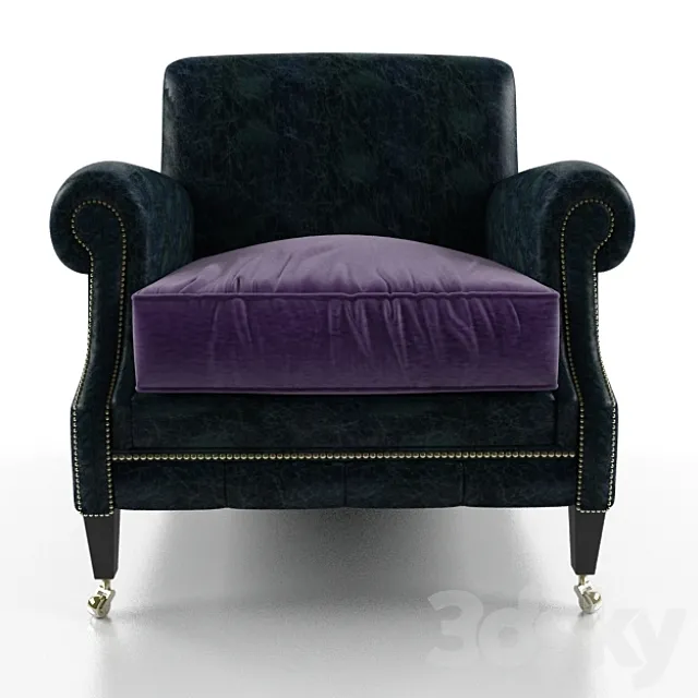 Fleming & Howland George Berkley armchair 3D Model Fleming & Howland George Berkley armchair 3D Model