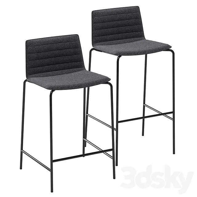 Flex Chair stool 3D Model