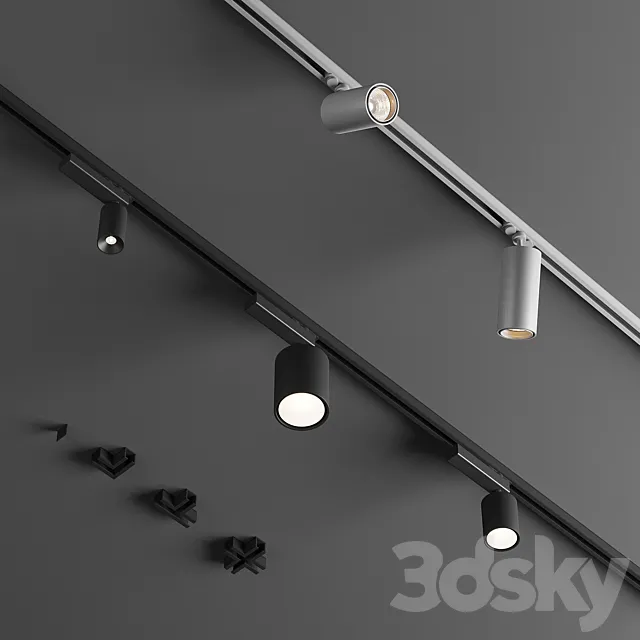 Flexalighting Track Projectors 3DModel
