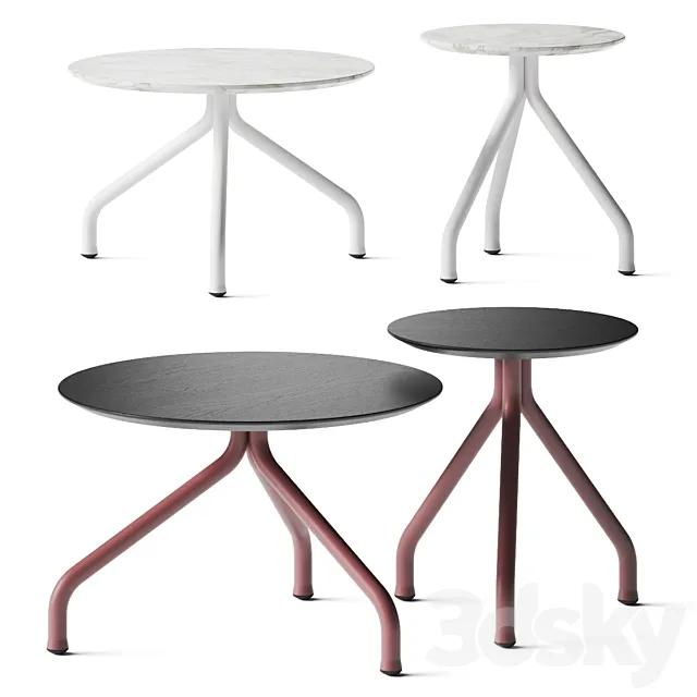 Flexform Academy Coffee Tables 3DModel
