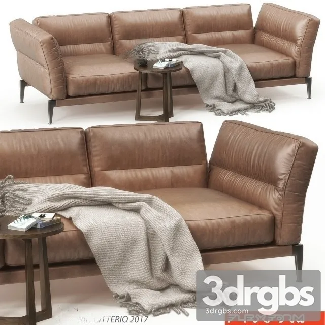 Flexform Adda Sofa 01 3D Model Download Flexform Adda Sofa 01 3D Model Download