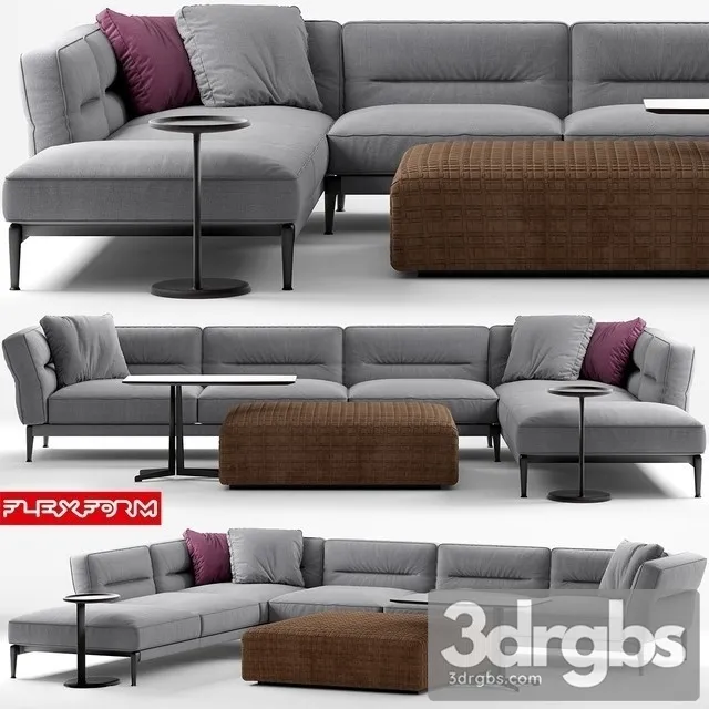 Flexform Adda Sofa 3D Model Download Flexform Adda Sofa 3D Model Download