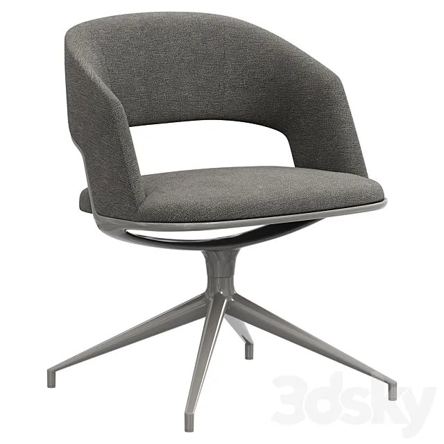 Flexform Alma chair 3D Model Flexform Alma chair 3D Model