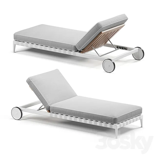 FLEXFORM Atlante Sun Lounger 3DModel