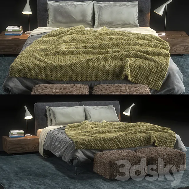 Flexform Bed Adda 3DModel