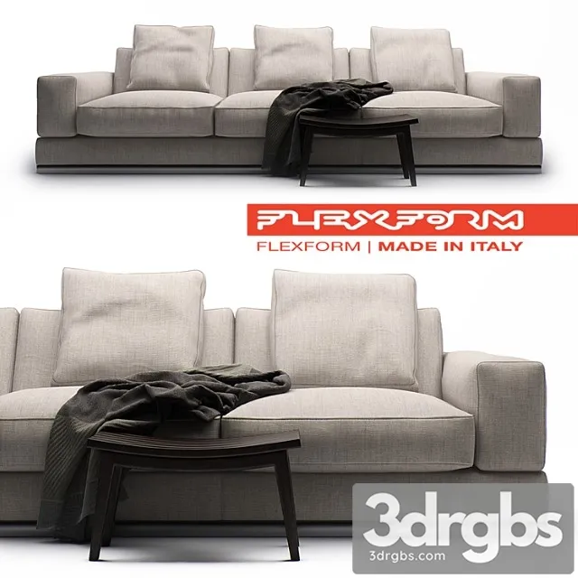 Flexform Big Bob 2 3D Model Download Flexform Big Bob 2 3D Model Download