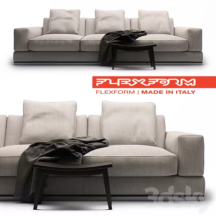 Flexform Big Bob 3D Model